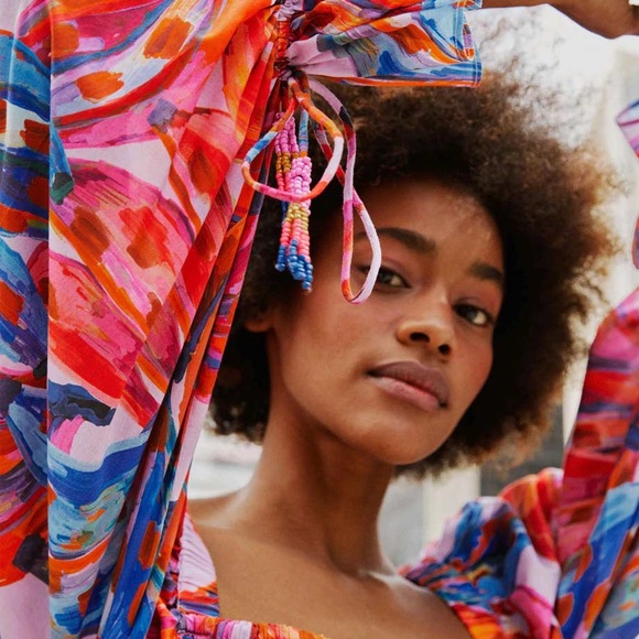 FARM Rio Coloured Bananas Maxi Dress - Picture 3 of 4